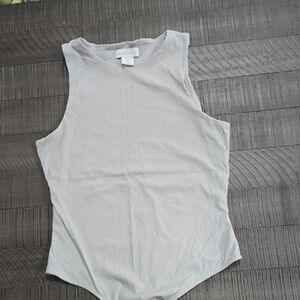 House of Harlow 1960 Sleeveless Bodysuit - Light Gray